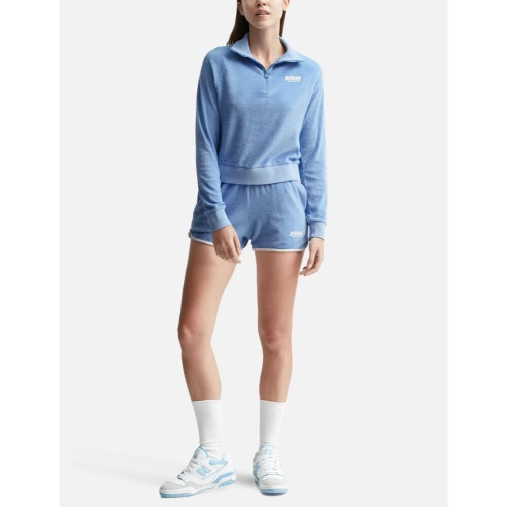 Sporty & Rich x‎ Prince Sporty Disco Short Cotton Track Shorts Tennis Preppy XL
